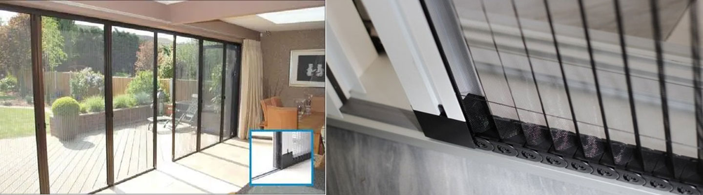 BARRIER FREE PLEATED SCREENS
