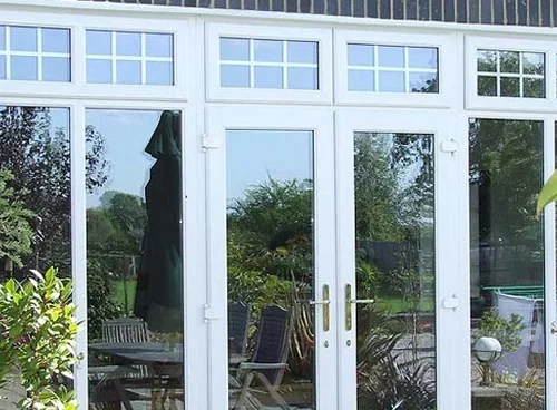 Upvc COMBINATION DOOR AND WINDOW